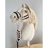 Super Hobby Horse Hobio žirgo kantaras ir pavadis – juoda / rožinė