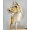 Super Hobby Horse hobby horse skirtas kantaras ir pavadėlis, geltonas
