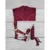 Super Hobby Horse Pavadėlis ir kantaras hobby horse , burgundo spalvos