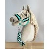 Super Hobby Horse Hobio arkliuko kantaras ir pavadys – juoda/mėtinė
