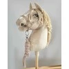 Super Hobby Horse Pavadėlis ir kamanos hobby horse , smėlio spalvos