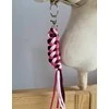 Super Hobby Horse Pavadėlis hobi arkliukui, dvigubas, rožinis/bordo
