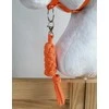 Super Hobby Horse Pavadėlis hobi arkliukui, dviguba virvė, oranžinis