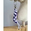 Super Hobby Horse Pavadėlis hobi arkliukui, dvigubas, violetinis/baltas
