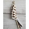 Super Hobby Horse Pavadėlis hobi arkliukui, dvigubas, šviesiai smėlio/rudas/baltas