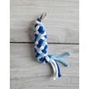 Super Hobby Horse Pavadėlis hobi arkliukui dvigubas – mėlynas/baltas