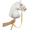 Super Hobby Horse Pavadėlis hobi arkliukui, neoninės oranžinės spalvos