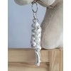 Super Hobby Horse Pavadėlis hobi arkliukui, dviguba virvė, baltas-Smėlio spalvos