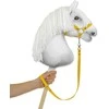 Super Hobby Horse Pavadėlis hobi arkliukui geltonas diržinis