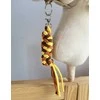 Super Hobby Horse Pavadėlis hobi arkliukui, dvigubas, geltonas / terakotinis / rudas