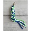 Super Hobby Horse Pavadėlis hobi arkliukui, mėlynas/šviesiai žalias/baltas