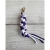 Super Hobby Horse Pavadėlis hobi arkliukui, dvigubas, violetinis/baltas