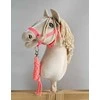Super Hobby Horse Pavadėlis hobi arkliukui, neoninės rožinės spalvos