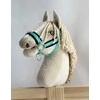 Super Hobby Horse Reguliuojamas kantaras hobi arkliukui A3 – mėtų spalvos su juodu kailiuku
