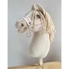 Super Hobby Horse Hobio žirgo reguliuojamas kantaras – pudrinės rožinės ir baltos spalvos