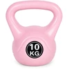 Kettlebell 10 kg, treniruoklis, hantelis, svarmuo, rožinis, ModernHome