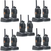 10 nešiojamų radijo stotelių rinkinys PNI PMR R40 PRO, įskaitant baterijas, įkroviklius ir ausines
