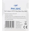 2 CCTV adapterių rinkinys PNI 201C pasyvus vaizdo signalo keitiklis (balun) BNC jungčiai iki 600m laidui. CAT5 kabelis