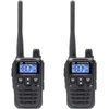 2 nešiojamų radijo stotelių rinkinys PNI PMR R45 PRO 446MHz, 0.5W, 99 programuojami kanalai, 16 PMR, VOX, TOT, BCL, nuskaitymas, Roger Beep