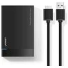 UGREEN 2,5 colio kietojo disko korpusas, skirtas 2,5 colio SATA SSD ir HDD