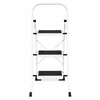 3-step steel ladder non-slip steps foldable ModernHome