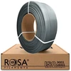 3D plastikas PLA pilka 1.75mm 1kg refill pakuotė Rosa3D