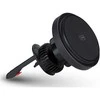 3MK Car MagCharger laikiklis su belaidžiu įkrovikliu 15W juodos spalvos
