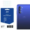 3MK objektyvo apsauga Motorola Moto G51 5G kameros objektyvo apsaugai, 4 dalys