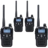 4 nešiojamų radijo stotelių rinkinys PNI DMR R45, skaitmeninis ir analoginis, 446MHz, 16 skaitmeninių kanalų ir 99 analoginiai kanalai, balso įrašymo funkcija, 2000mAh Li-Ion baterija