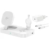 4smarts Qi2 Trident Charging Station with Charger for Galaxy Watch baltos spalvos