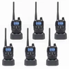 6 nešiojamų radijo stotelių rinkinys PNI PMR R45 PRO 446MHz, 0.5W, 99 programuojami kanalai, 16 PMR ir 38 CTCSS bei 104 DCS tonai, 5 lygių Squelch, VOX, TOT, BCL, Scan, Roger Beep