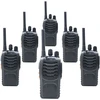 6 nešiojamų radijo stotelių rinkinys PNI PMR R40 PRO, komplekte baterijos, įkrovikliai ir ausinės