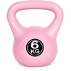 Kettlebell 6kg, treniruoklis, hantelis, svarmuo, rožinis, ModernHome