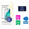 9H Apsauginis stiklas telefono kamerai Apple iPhone 15 Pro Wozinsky Full Camera Glass - juodas