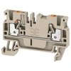 A2C 2.5 gnybtas Push-IN, 2CO, 2.5 mm², 800 V, 24 A, smėlio spalvos, Weidmuller