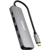 Accezz 5-in-1 USB-C šakotuvas – 4K 30Hz Ultra HD – 100 vatų įkrovimas – prijungimo stotelė