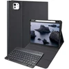 Accezz „Bluetooth“ klaviatūros dėklas su atlenkiamu dangteliu, skirtas iPad Pro 11 (2025) M5 / (2024) M4 – QWERTZ / DE – Juodas
