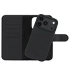 Accezz Edge nuimamas knygos tipo dėklas su MagSafe, skirtas iPhone 18 Pro / 17 Pro – juodas