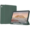 Accezz išmanusis silikoninis atverčiamas dėklas, skirtas iPad 11 (2025) 11 colių A16 / iPad 10 (2022) 10.9 colio – tamsiai žalias