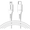 Accezz MFI sertifikuotas Lightning į USB-C laidas – 1 m – Baltas