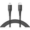 Accezz MFI sertifikuotas Lightning į USB-C laidas – 1 m – Juodas