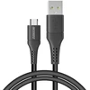 Accezz Micro-USB į USB kabelis – 1 metras – Juodas