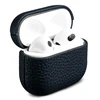 Accezz natūralios odos dėklas, skirtas Airpods 3 – tamsiai mėlynas