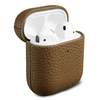 Accezz natūralios odos dėklas, skirtas Airpods 1 / 2 – Taupe