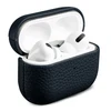Accezz natūralios odos dėklas, skirtas Airpods Pro – tamsiai mėlynas