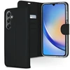 Accezz piniginės tipo TPU atverčiamas dėklas, skirtas Samsung Galaxy A35 – juodas