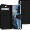 Accezz piniginės tipo TPU atverčiamas dėklas, skirtas Motorola Edge 20 – juodas