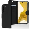 Accezz piniginės tipo TPU atverčiamas dėklas, skirtas Samsung Galaxy S22 – juodas