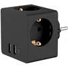 Accezz PowerCube | 6-in-1 – 1x USB-C + 2x USB-A + 3x lizdai – 4000 W – Juodas