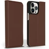 Accezz Premium odinis plonas atverčiamas dėklas, skirtas iPhone 14 Pro Max – Rudas